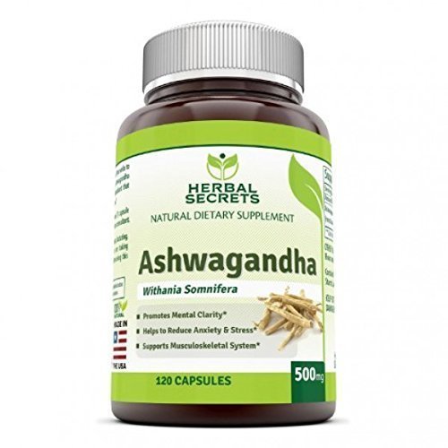 Preisvergleich Produktbild Herbal Secrets Ashwagandha - 500 Mg, 120 Caps