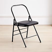 Sedia Da Yoga Pieghevole Iyengar - Con Cintura, Per Correzione Posturale, Casa E Palestra - Foto 2