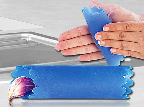 Rosenstein & Söhne Turbo-Knoblauchschäler aus Silikon - 3