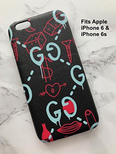 Quality Case UK - Apple iPhone 6 6s, 6 Plus 6s Plus Faux Leather Designer Cases - Multiple Designs (GG 15 (6/6s))