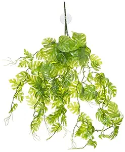 Penn Plax Reptology Climber Vine Reptile Terrarium Plant Habitat Decor Green 24inch