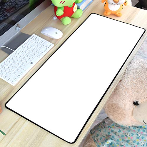 Green Leaf Mouse Pad Large Extended Gaming Mousepad, Desk Mat with
