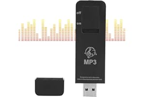 Hopcd USB2.0 MP3 Player, Mini Computer USB Stick Mp3 Music Player&Mini MP3 Walkman built-in 3.5MM Headphone Jack Support 32GB Memory Card for PC Laptop