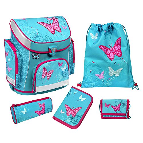 Preisvergleich Produktbild Scooli Campus Up Schulranzen Set 5tlg. Butterfly