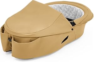 Stokke Nacelle Xplory X, Jaune - Nacelle Amovible pour Poussette Xplory X - Doublure intérieure Douce et Matelas Respirant - Housse Coupe-Vent Amovible et Poches faciles d’accès