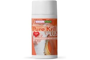 HEALTHY FUSION HealthyFusion by Fersa Pure Krill Oil with 250mg EPA/DHA| Improves Cardiovascular Health| Anti-inflammatory and Antioxidant Action| Wild Fish Oil from Nordic Waters| 60 Pearls