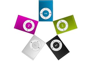 Akemaio 1pcs 3.5mm USB2.0 Mini-MP3-Player mit Clip Mikro-Sd TF Karte Einfachen Keine Dispaly Bildschirm Schwarz