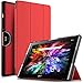 Produktbild IVSO Acer Iconia Tab 10 (A3-A50) Hülle, Ultra Schlank Ständer Slim Leder zubehör Schutzhülle perfekt geeignet für Acer Iconia Tab 10 (A3-A50) 2017 Tablet PC, Rot