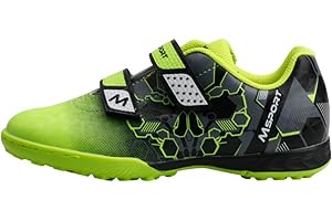 MSPORT Zapatillas de fútbol para niños Unisex Zapatillas Deportivos Futsal Transpirables