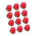 Clest F&H(R)12pcs Hair Curler Balls Soft Sponge Cute Magic Strawberry Style DIY Hair Curling Enhancer Care Tools