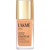LAKMÉ Powerplay Priming Foundation Liquid, Natural, Flawless Finish, Medium To Full Coverage, Built in Primer, Long Lasting, 