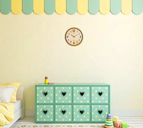 Foxtop Modernen Bunten Stille Nicht-tickende Wanduhr, ohne Ticken Wanduhr, 30cm. - 9