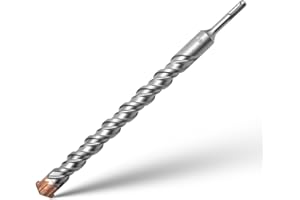 PHMNZIP Wiertarka Udarowa SDS Plus Professional Betonu z 4 Ostrzami z Węglików Spiekanych Wiertarka do Metalu do Betonu Udarowa Wiercenie w Betonie, Kamieniu Naturalnym 28mm x 350mm