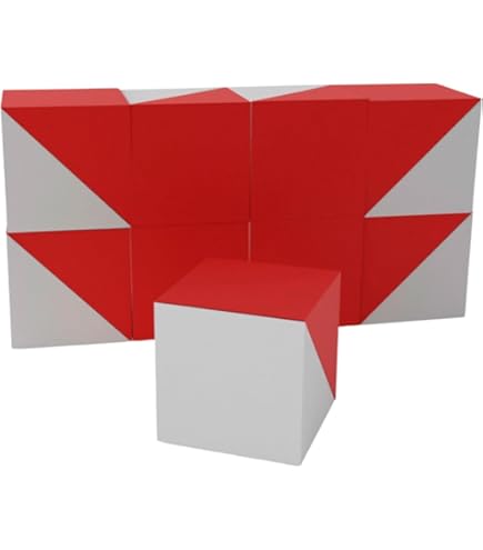 3D3 & CO - WPPSI Test Compatible Plastic Cube, 14 pieces, 4 two