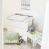 Puckdaddy „Wolke 4“ Wickelaufsatz, Wickeltischaufsatz für IKEA Malm Kommode - 2