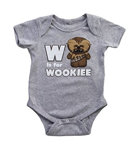 Star Wars W is for Wookie Infant Onesie