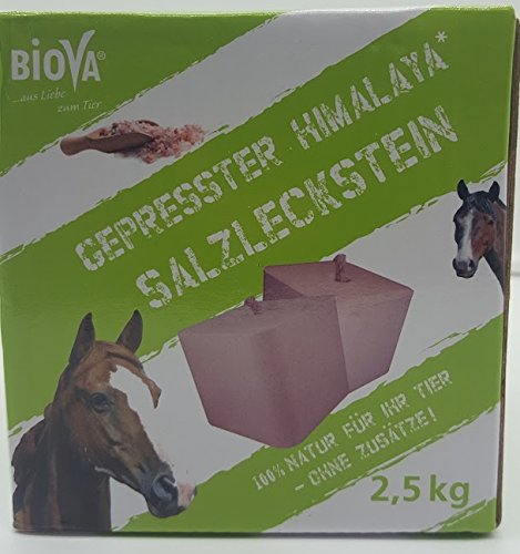 Gepresster Biova Salzlecksteine ca 2,5kg - 3