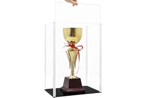 Tingacraft Vitrine Acrylique (28,5 x 18,5 x 40 cm) Boîte pour Collection Figurine 30cm 1/6