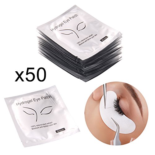 MultiWare Under Eye Gel Pads 20 Pairs of Eyelash Lash Extension Anti Wrinkle Eye Bag Remover 50 Pieces