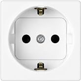 CABLEPELADO Schuko Simon 27 socket base | Schuko base with safety device and screw connection | &lrm;&lrm;16 A 250V | 27472-65 | 45x4