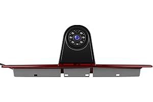 VECHTEL 720P Telecamera Auto Posteriore con Luce Freno, Telecamera Retromarcia per Mercedes Benz Sprinter 2006-2019, Fotocamera con luce freno con Visione Notturna 140° Angolo Ampio Impermeabile IP67