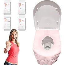 Copri Water Wc Usa E Getta 50 Pezzi Coprisedili Usa E Getta, Impermeabili, Confezionati Singolarmente, Grandi Coprisedili Portatili Per Vasino, Per Bambini, Viaggi In Strada E Servizi Igienici Pubblici Copriwc Usa E