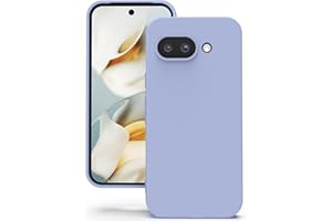 YATWIN Silicone Back Case for Google Pixel 9A, Soft-Touch Phone Back Cover for Google Pixel 9A - Lilac