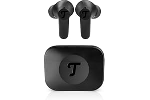 Teufel AIRY TWS 2 - Kabellos In-Ear Bluetooth Kopfhörer True-Wireless mit Active Noise Cancelling, IPX4 Wasserfest, 6 eingebauten Mikrofonen, Lange Akkulaufzeit (42 h), Touch Control - Night Black