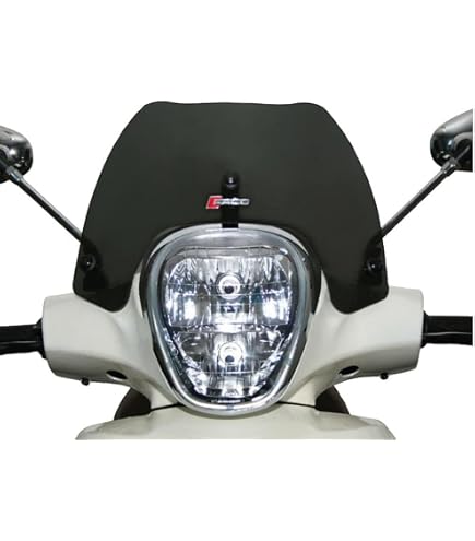 GIVI 5606A Clear Windshield For Piaggio Beverly 125 (2010-2020) – Plate Only