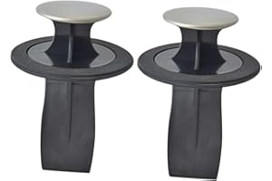 DIYEAH 1 Pezzo Crusher di rifiuti da cucina lavello multiuso tappo di scarico io drenare tappi di scarico sciupare tappo per lo smaltimento dei rifiuti Scarico Lavello Cucina Nero