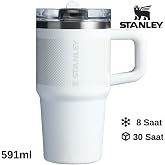 Stanley The Quencher Protour Flip Straw Termos 0,60 L Pipetli Termos 10-12484-097 Beyaz