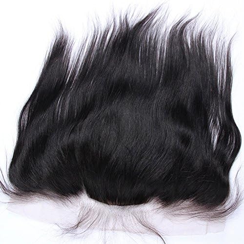 VKHair 18" Brazilian Virgin Hair Lace Frontal 13"x4" Ear to Ear Lace Closure with Bleached Knots 100% Unprocessed Human Hair Closure