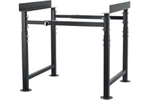 MayBee Adjustable Bee Hive Stand, 16.1"-20.9" Adjustable Height Hive Stand, 15"-19" Adjustable Width Metal Hive Stand Frame