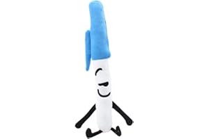 uiuoutoy Battle For Dream Island - Muñeco de peluche con diseño de hojas y fuegos (bolígrafo)