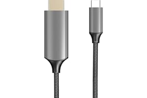 XREAL H-C Câble, câble HDMI vers USB-C, Compatible Haute Vitesse 4k / 60 Hz, utilisez Les Lunettes Beam Air AR, Compatible avec Playstation, Xbox, Switch, Windows Desktop et Plus