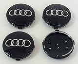 llantas audi a3 s line 8p Juego completo de Aleación de Audi 60 mm de diámetro de la rueda rueda Center Hub Caps x4 insignias Número de pieza 4b0601170