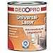 Produktbild DecoPro Acryl Holzlasur 750ml weiß Holzveredelung seidenglanz Holzschutz