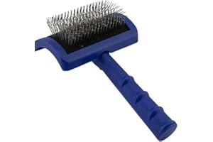 Show Tech Tuffer Than Tangles Long Firm Pin Medium Slicker Brush – Spazzola Professionale per Cani e Gatti con Perni Lunghi 20 mm, Manico Ergonomico, Ideale per Nodi e Manti Folti