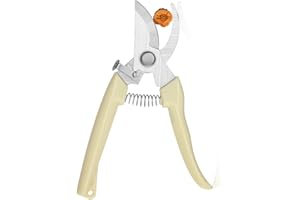 KWOXET Sécateur de jardin, peut couper les plantes de jardin, les fleurs et les branches, avec poignée de verrouillage, ciseaux antidérapants, sécateurs à rosiers