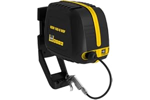 SCHNEIDER DRUCKLUFT Schneider ReelMaster 1129740358 Compresseur pour air comprimé avec enrouleur de tuyau 10 m et tuyau à air comprimé, Pression 8 bar, Capacité 70 l/min, REM 160-8