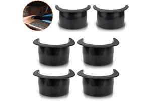 FERCAISH 6 Pcs Billiard Hole Liners, Billiard Table Liners Plastic Pool Table Pocket Liners, Billiard Accessory Set for Bar Pool Table