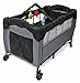 Portable Baby Child Travel Cot Bed Bassinet Play Pen Playpen (black)