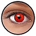 Produktbild Farbige Kontaktlinsen rot "Devil" MIT STÄRKE | Ideal für Halloween, Karneval, Fasching oder Fastnacht | Inklusive Behälter von FXEYEZ | In verschiedenen Stärken als 2er Pack