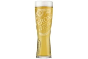 PERONI NASTRO AZZURRO Peroni - Bicchiere da pinta "Firma" in vetro temperato goffrato e nucleato
