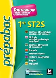 Book's Cover ofPREPABAC - Toutes les matières - 1re ST2S - Révision et entrainement
