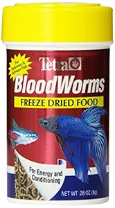 TETRA BITS Tetra Bloodworms Freeze Dried Fish Food, 8 g