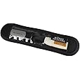 KING OF FLASH Portable Flash Drive Shuttle Carry Case, Black Case, Holds 2 USB Drives, Includes Keyring Hook