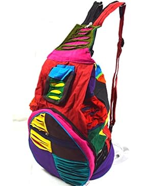 Multi farbender Yogi Rucksack Umhängebeutel / Gürteltasche