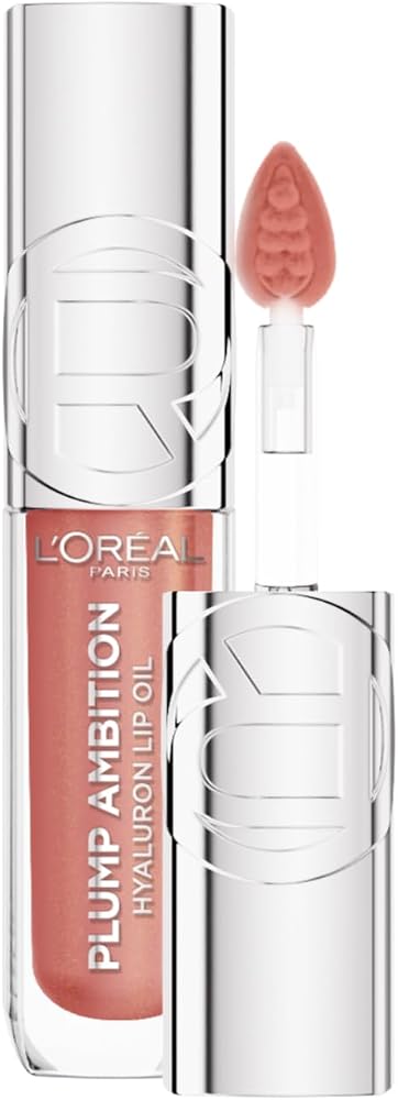 L'Oreal Paris Plump Ambition Hyaluron Lip Oil Besleyici ve Nemlendirici Dudak Parlatıcısı - 650 Nude Macaron