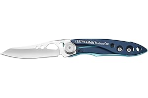 Leatherman Skeletool KB - Coltello Tascabile Completamente Nero con Lama in Acciaio Inox e Apribottiglie - Nightshade